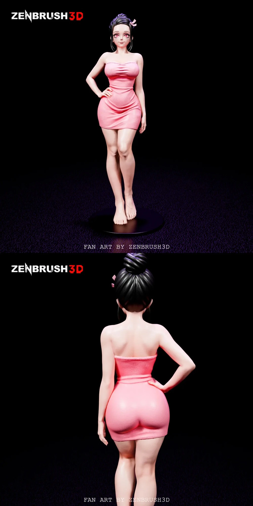Zenbrush3d Nezuko Kamado Demon Slayer Kimetsu no Yaiba (R)