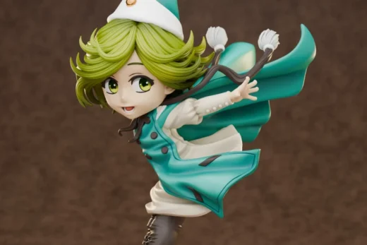 A cute Aerith chibi character from Final Fantasy, designed as a 3D printable model