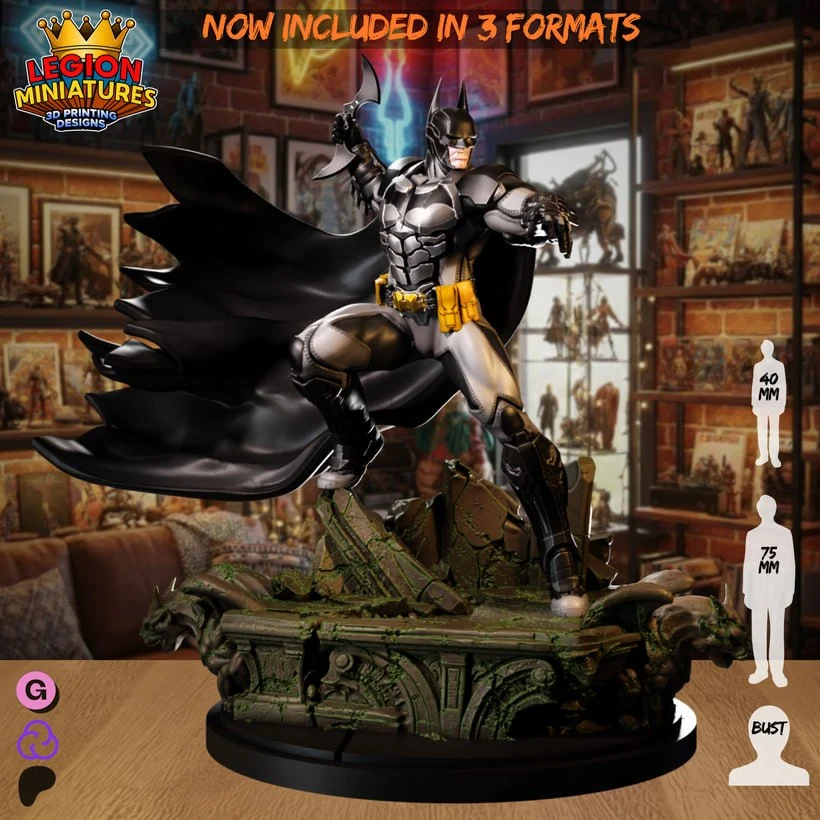 batman ak – STL 3D Print Model | AssetsFree.com Batman ak