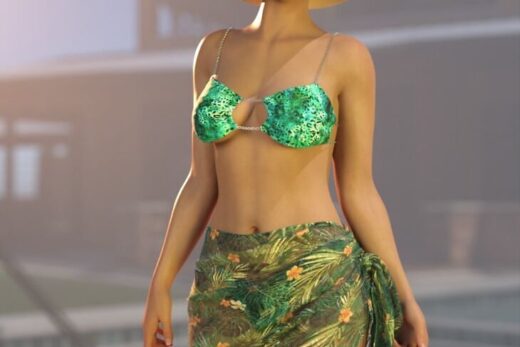 DForce Baia do Sancho Bikini Set for Genesis 9 and 8 Female