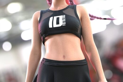 DForce Sporty Luxe Outfit for Genesis