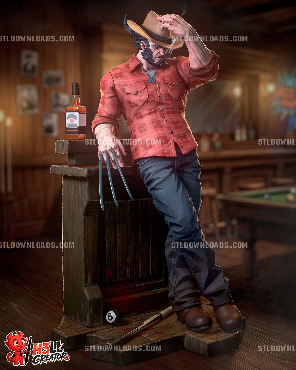 H3LL creator Logan Wolverine