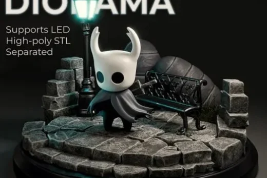 Knight diorama hollow knight silksong separated