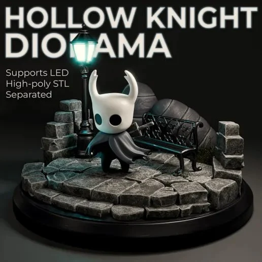 Knight diorama hollow knight silksong separated