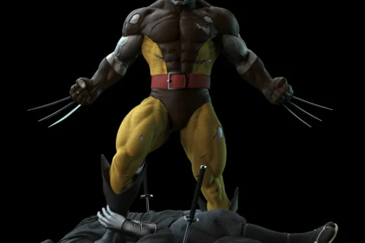 Wolverine vs ninjas STL