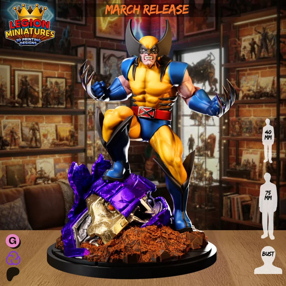 wolverine – STL 3D Print Model | AssetsFree.com Wolverine