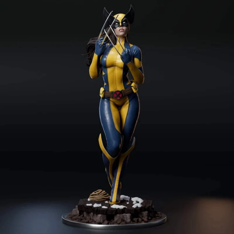 1 6 Wolverine Girl Abe3D by Rangel Pre Supported