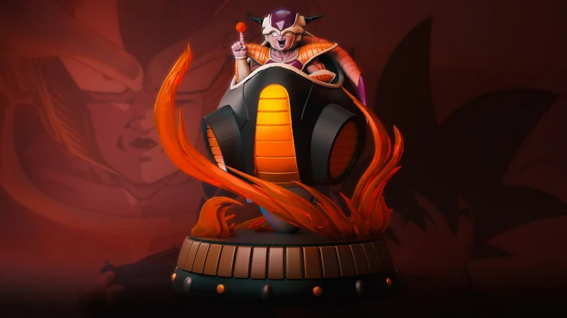 Frieza Pod Planet — Dragon Ball Z 3D model