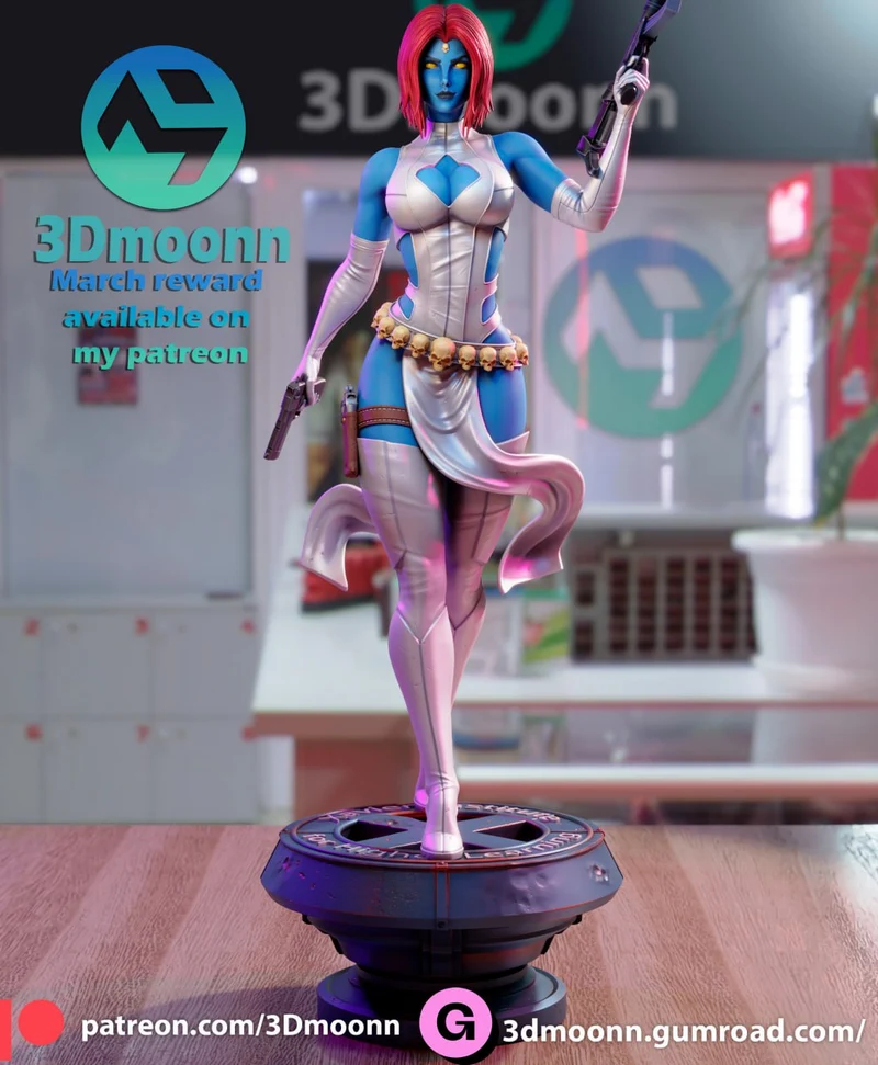 Mystique — Marvel 3D model