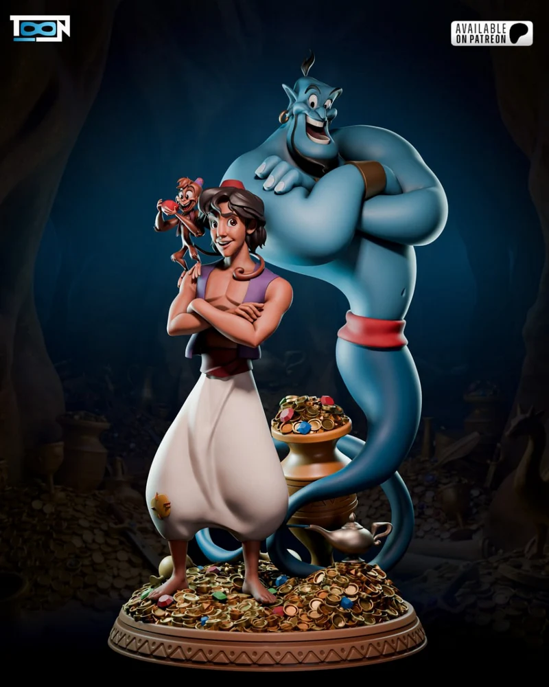 Aladdin and Genie
