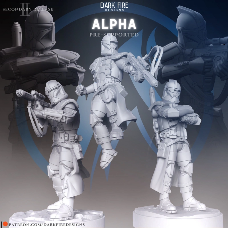 Alpha-17 "Alpha" — Star Wars 3D model