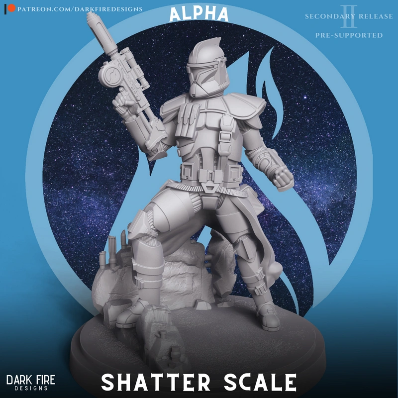 Alpha-17 "Alpha" — Star Wars 3D model