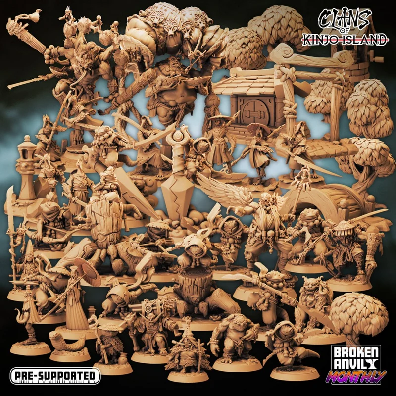 Clans of Kinjo Island 3D model