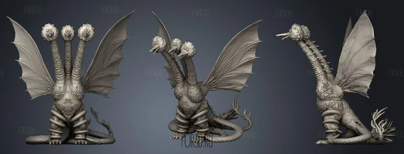 King Ghidorah — Godzilla 3D model