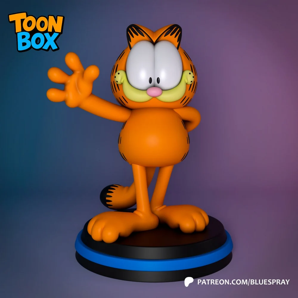 Blue Spray Garfield Garfield