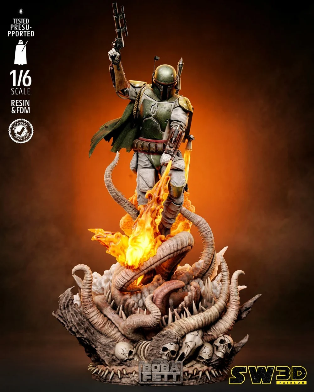 Boba Fett Sculpture
