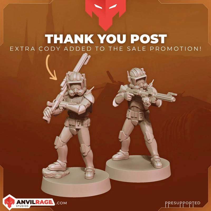 CC-2224 "Cody" Sniper — Star Wars 3D model