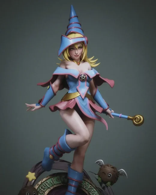 Dark Magician Girl Abe3D by Rodrigo Soares