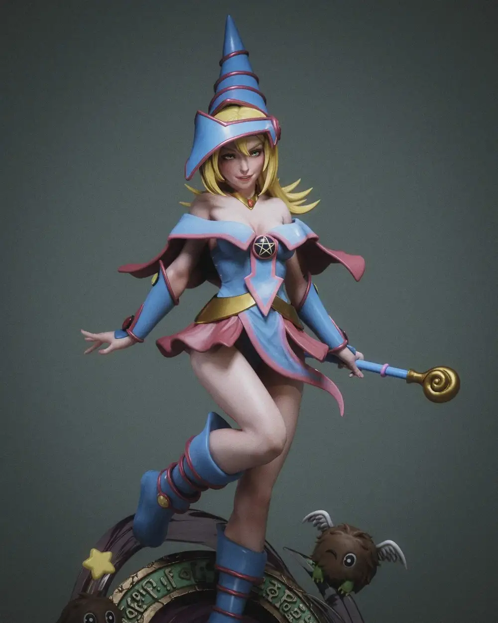 Dark Magician Girl Abe3D by Rodrigo Soares