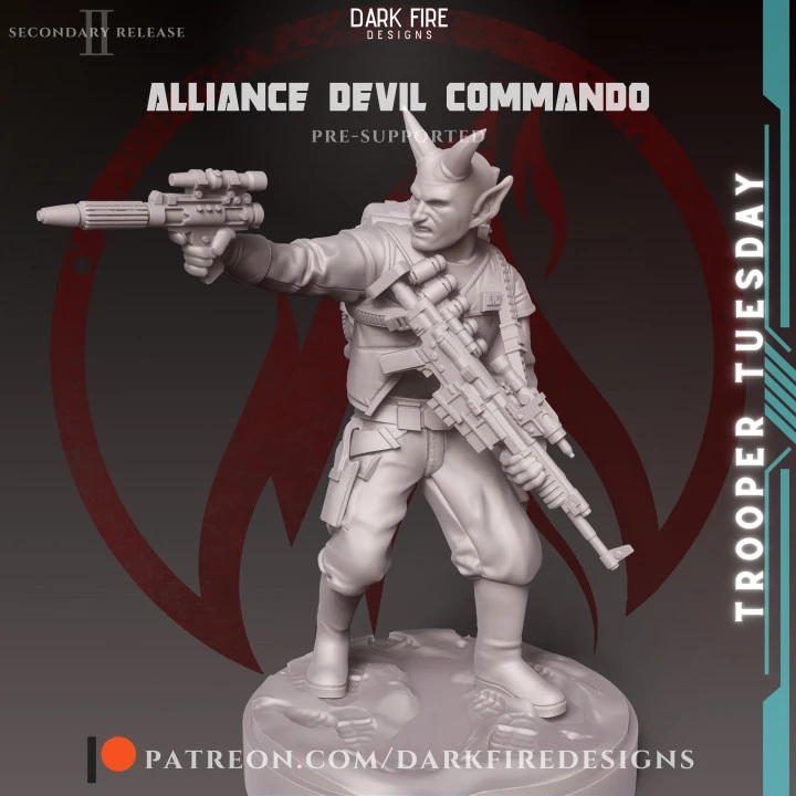 Devil Commando — Star Wars 3D model