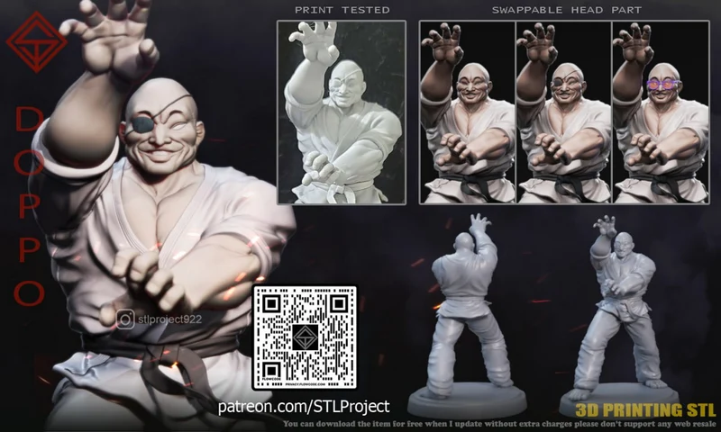 Doppo Orochi — Baki 3D model