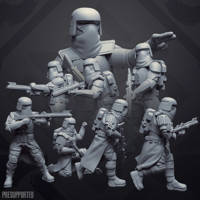 Extraction Trooper Squad — Star Wars 3D model