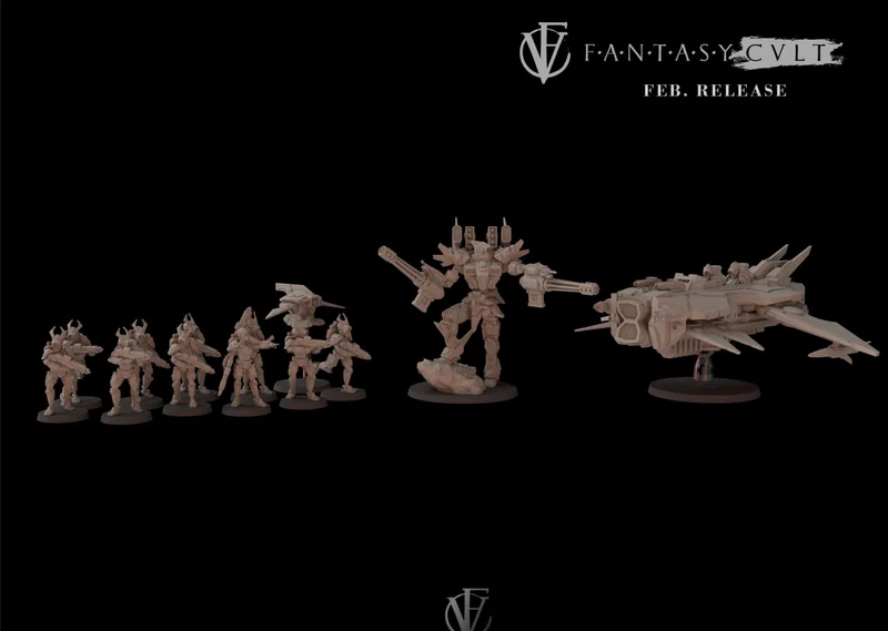 Fantasy Cult Miniatures - February 2024 3D model