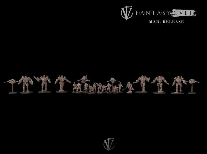 Fantasy Cult Miniatures - March 2024 3D model