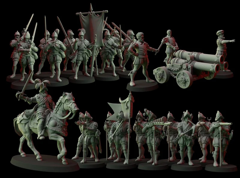 Empire Soldiers — Fantasy Cult Miniatures 3D model