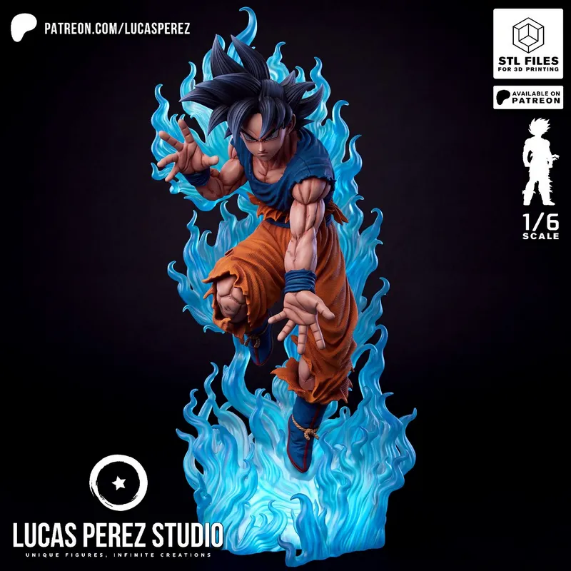 GOKU ULTRAINSTINTO SEÑAL STL