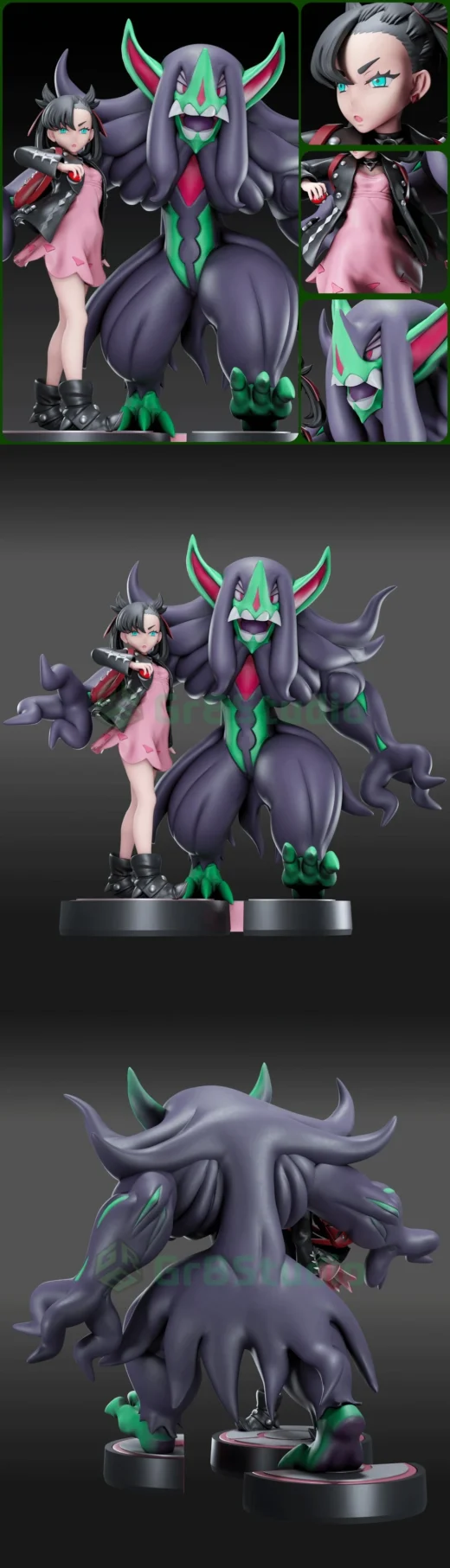 Gr8Tech Pokemon Marnie and Grimmsnarl