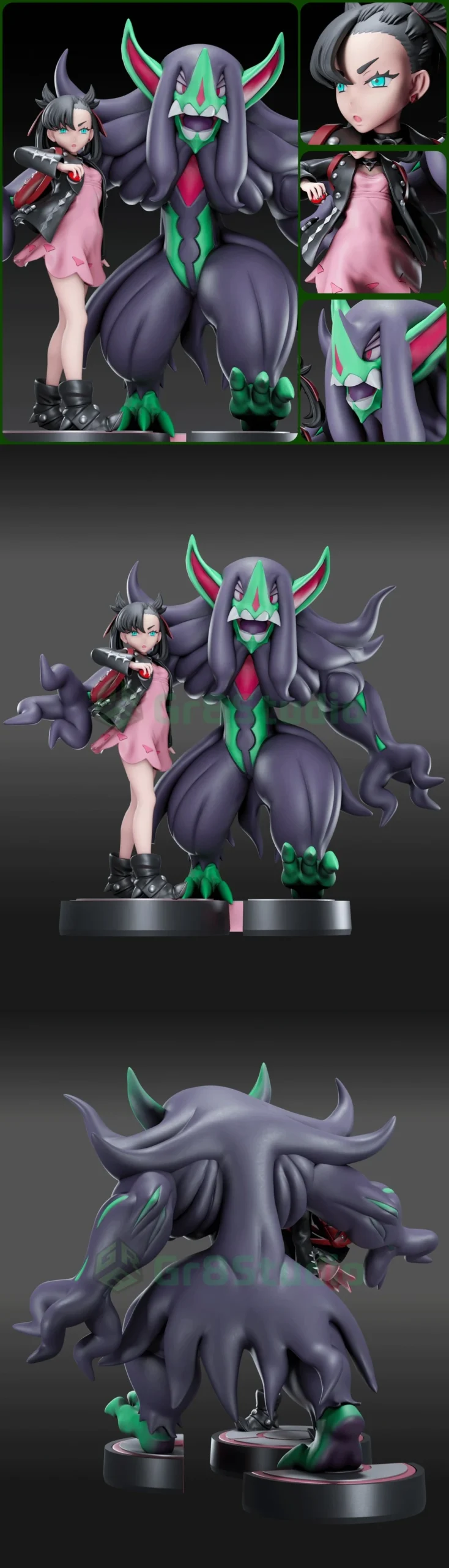 Gr8Tech Pokemon Marnie and Grimmsnarl