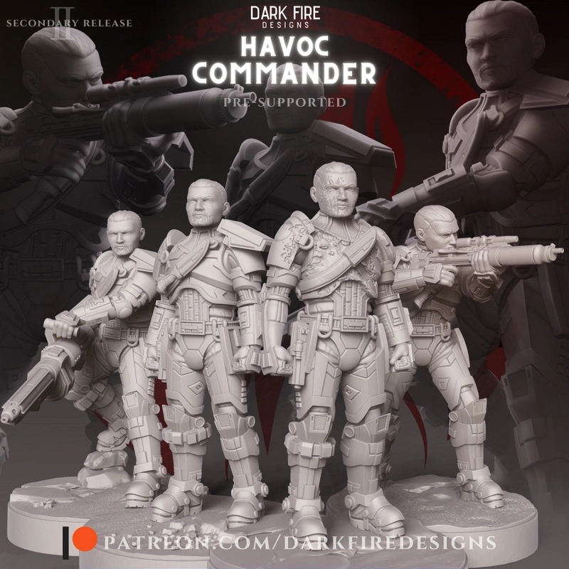 Havoc Commander — Star Wars 3D model
