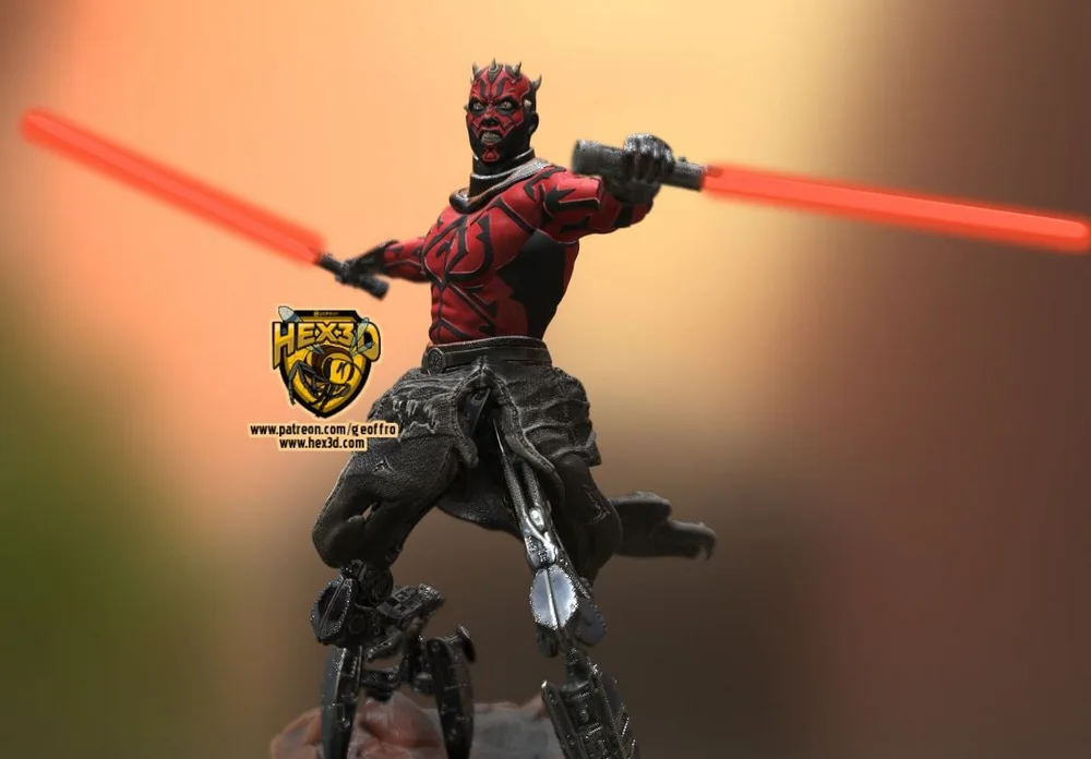 Hex3D DarthMaul Diorama