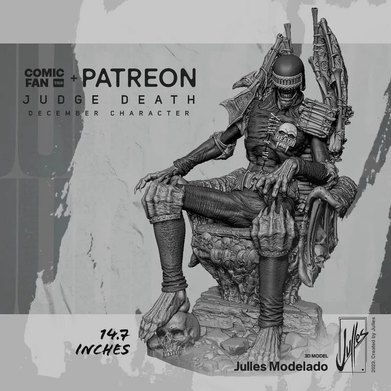 Judge Death — Judge Dredd 3D model