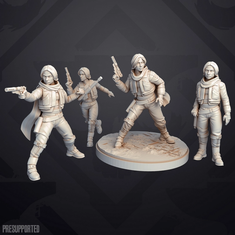 Jyn Erso — Star Wars 3D model