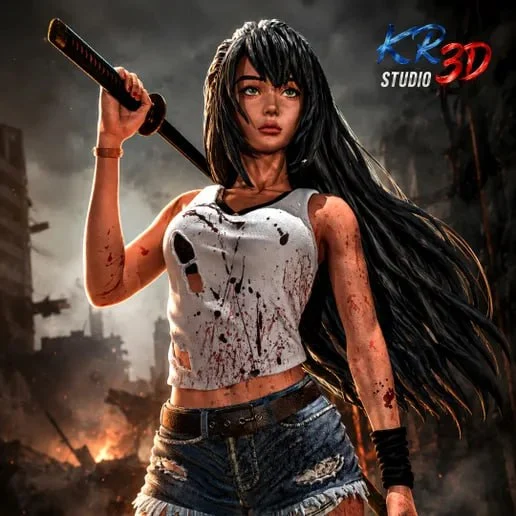 KR3D StudioYui Mikuno Ashes of the Capital