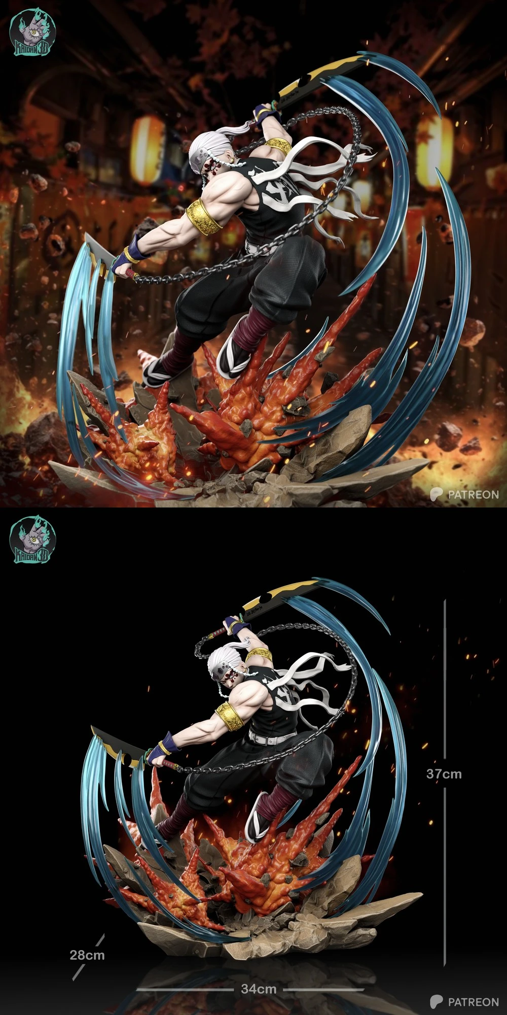 Kaidan3D Tengen Uzui Demon Slayer