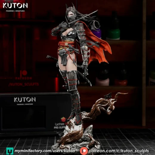 Kuton FigurinesBat Girl Ronin
