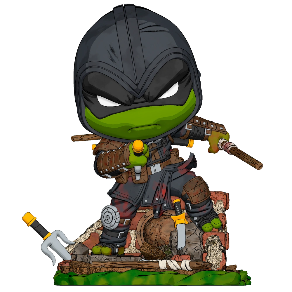 Last Ronin Chibi TMNT Chibi Land Figures