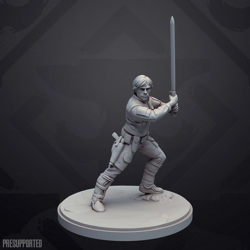 Luke Skywalker — Star Wars 3D model