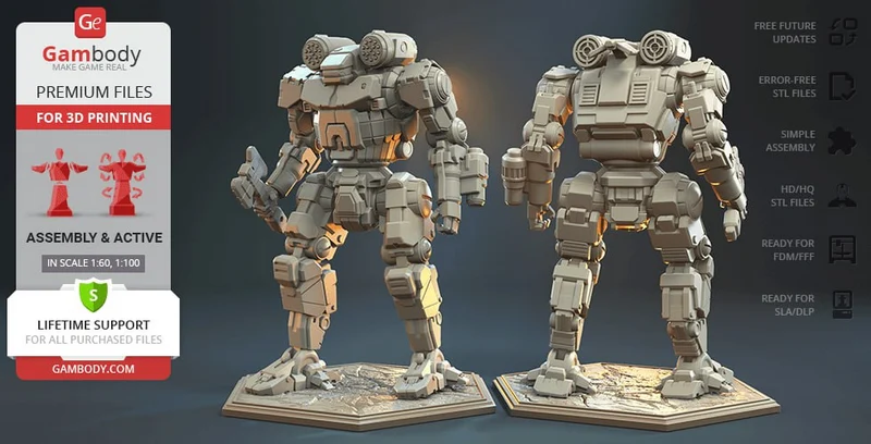 Axman — BattleTech 3D model
