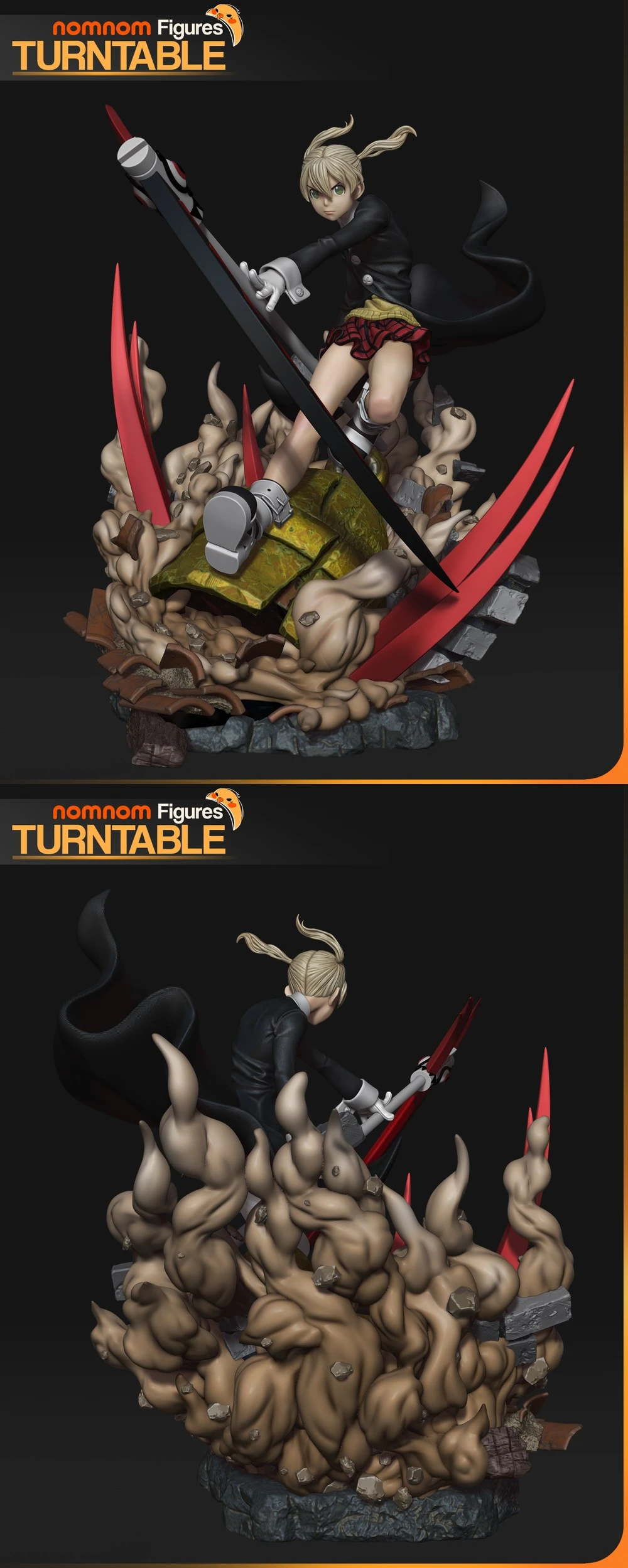 Maka – Soul Eater – STL 3D Print Model | AssetsFree.com Maka Soul Eater