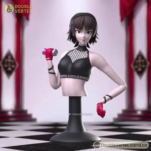 Makoto Nijima Queen Dancewear Persona 5 DoubleVertex
