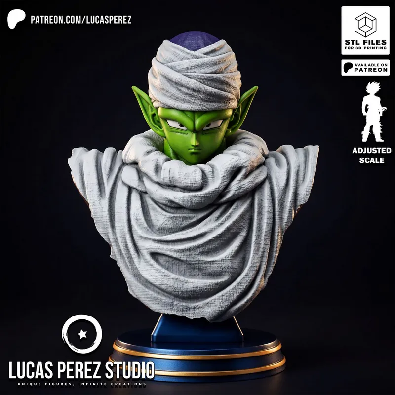 PICCOLO BUST STL