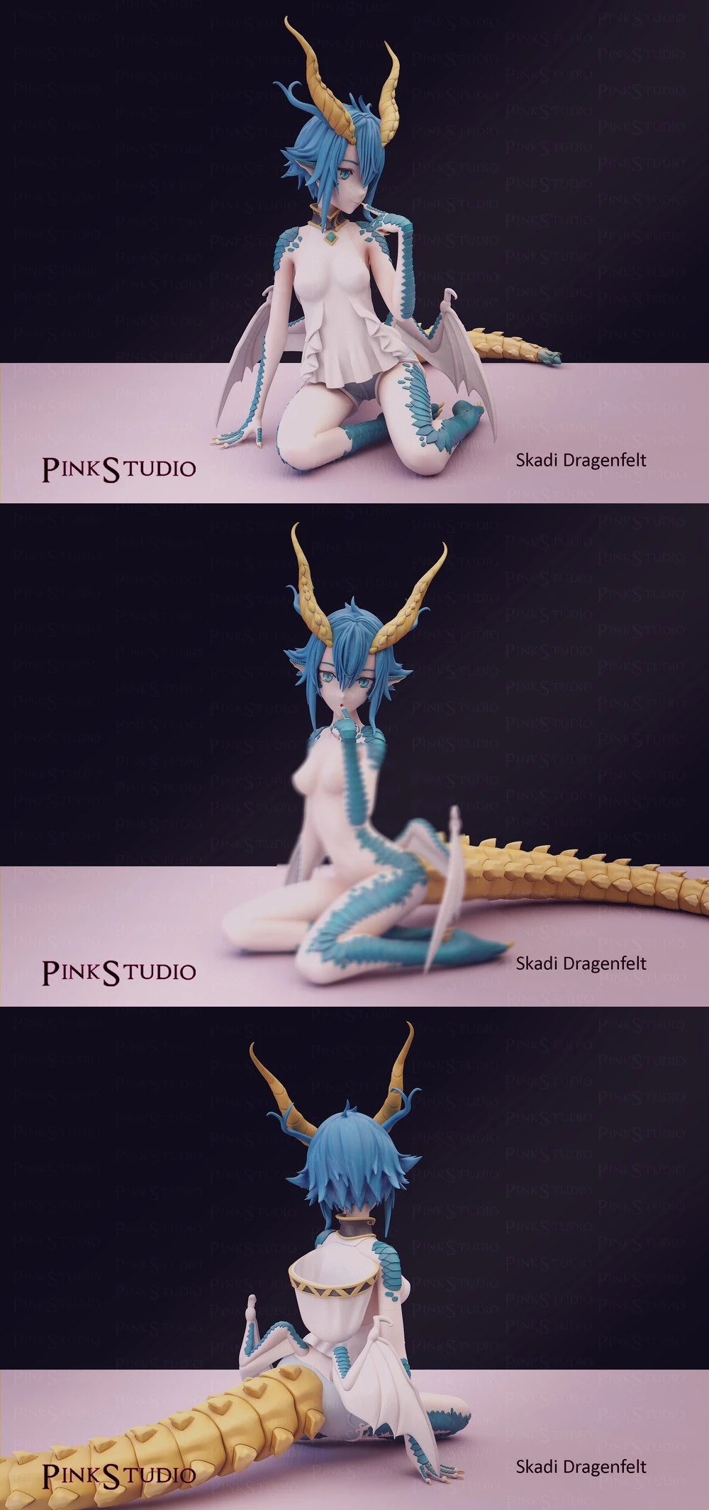 Pink Studio Monster Girl Doctor Skadi Dragenfelt