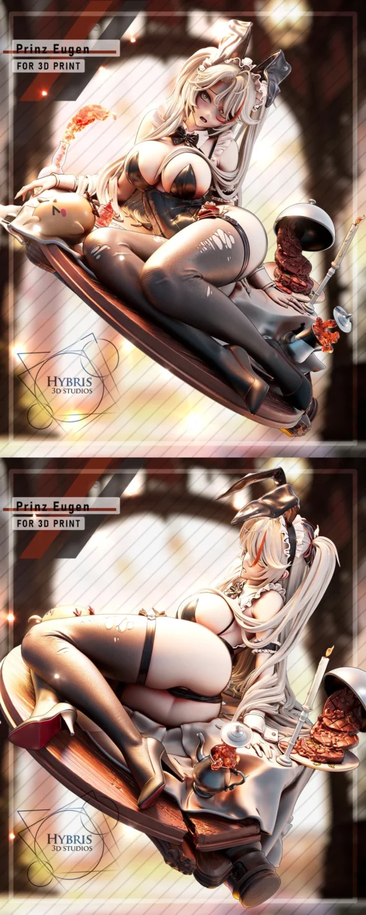 Prinz Eugen + NSFW Azur Lane Hybris Studio