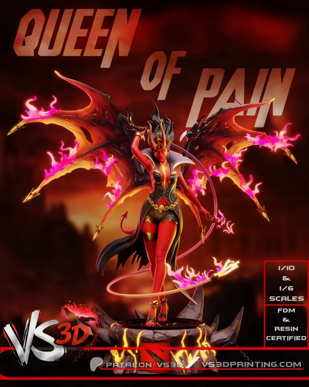 Queen Of Pain 1 6 scale