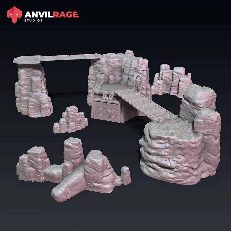 Rebel Hideout — Star Wars 3D model