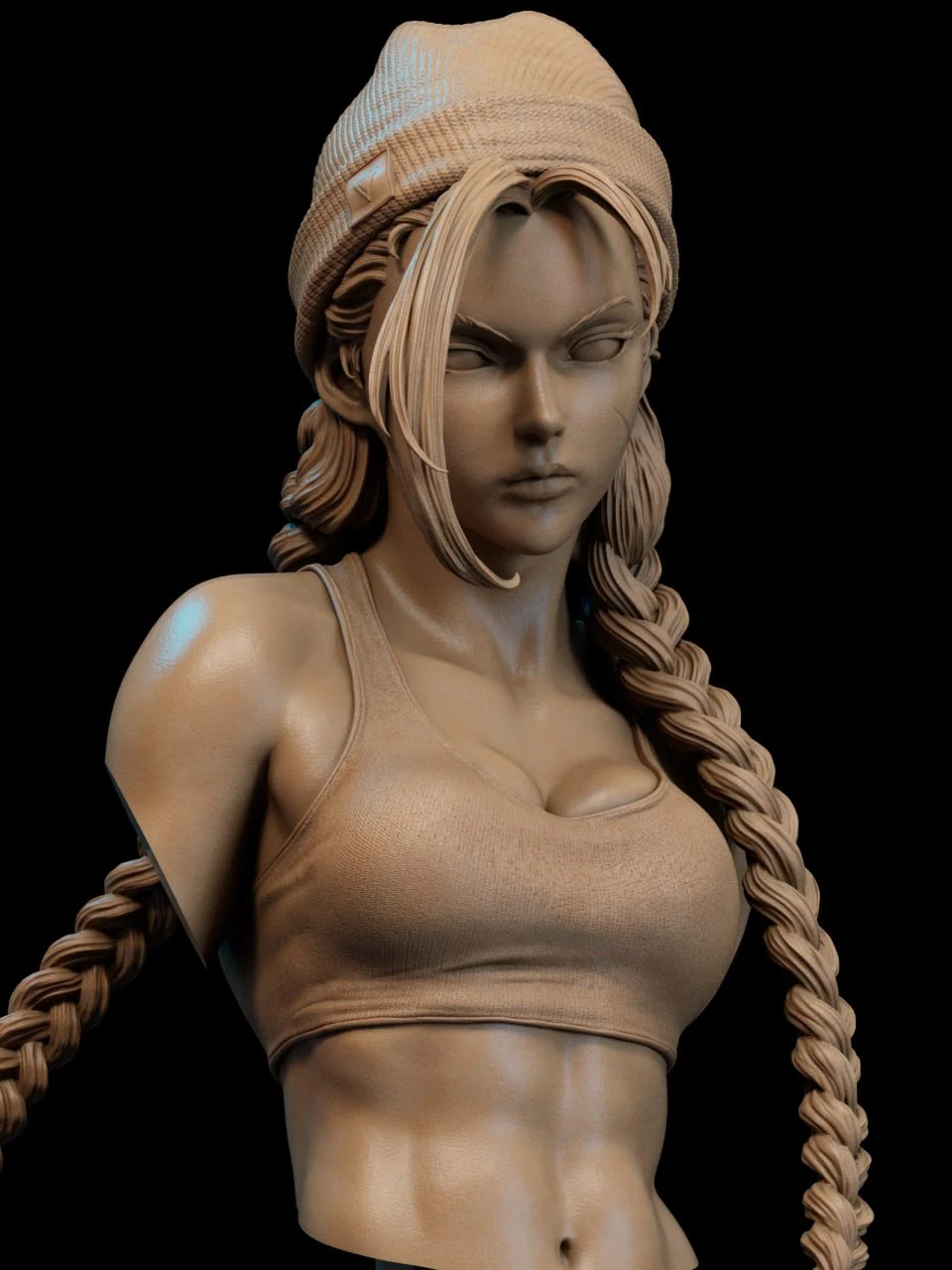 STL Cammy Street Bust
